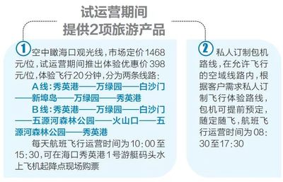 好消息！海口水上飞机试运营，两条观光线路收藏好